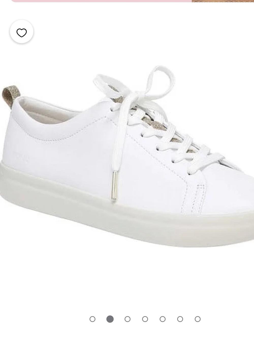 Vionic Paisley Classic White Low-Top Women's Sneaker - White/Gold, size 11